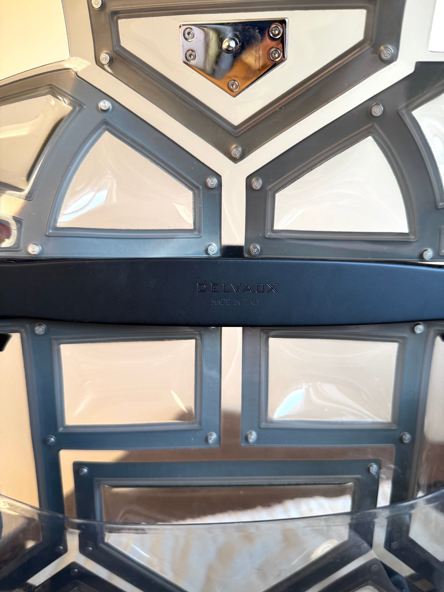 Pre-owned Delvaux Tempête Gladiator Metal Plastic Bag Limited Edition