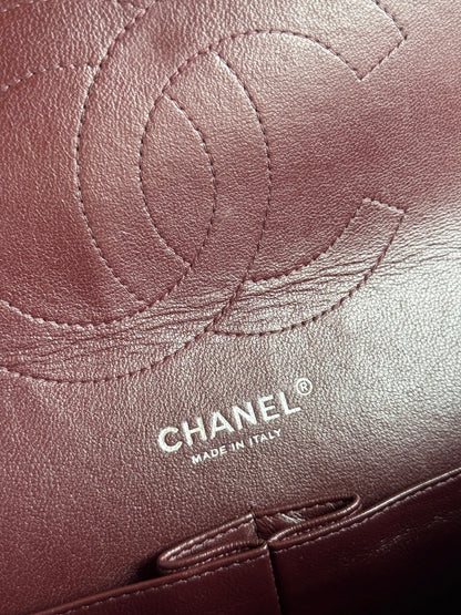 Pre-owned Chanel Timeless Classic Jumbo Black Caviar Flap Bag