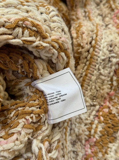 Pre-owned Chanel Paris-Cuba Caramello Tweed Dress