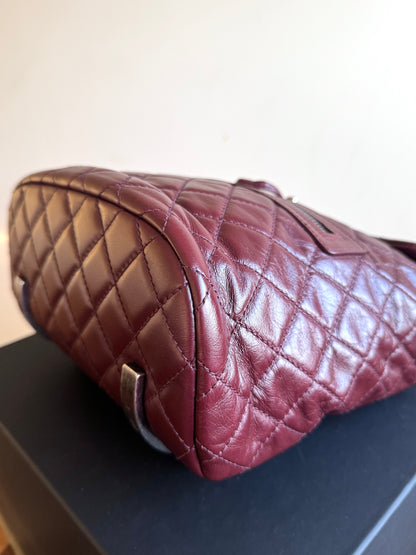 Chanel Paris-Salzburg Mountain Small Burgundy Leather Backpack