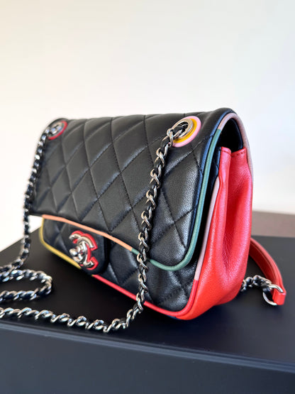 Pre-owned Chanel Timeless Medium Cuba Color Lambskin Flap Bag