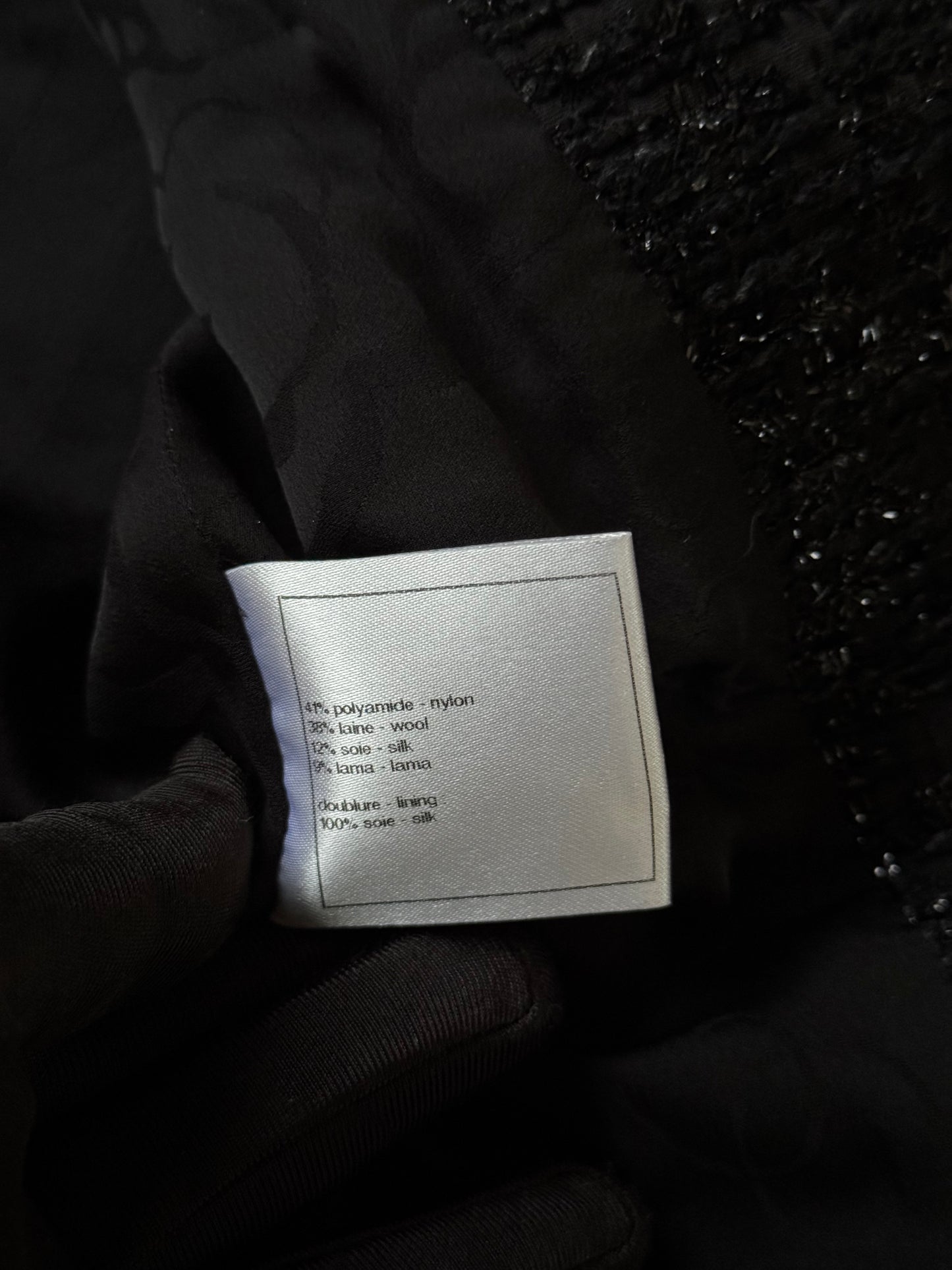 Pre-owned Chanel Paris Dallas Black Tweed Jacket