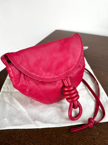 Pre-owned Loewe Red Leather Crossbody Bag