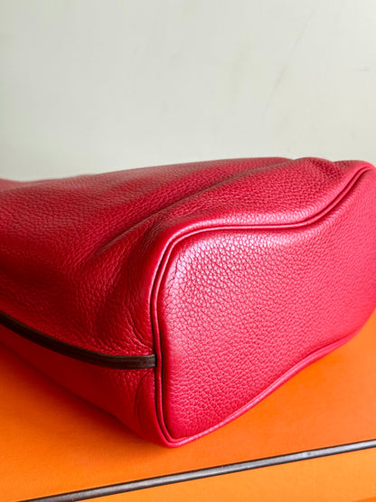 Pre-owned Hermès So Kelly 26 Red Togo Shoulder Bag
