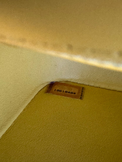 Pre-owned Chanel Timeless Mini Rectangle Yellow Python Flap Bag