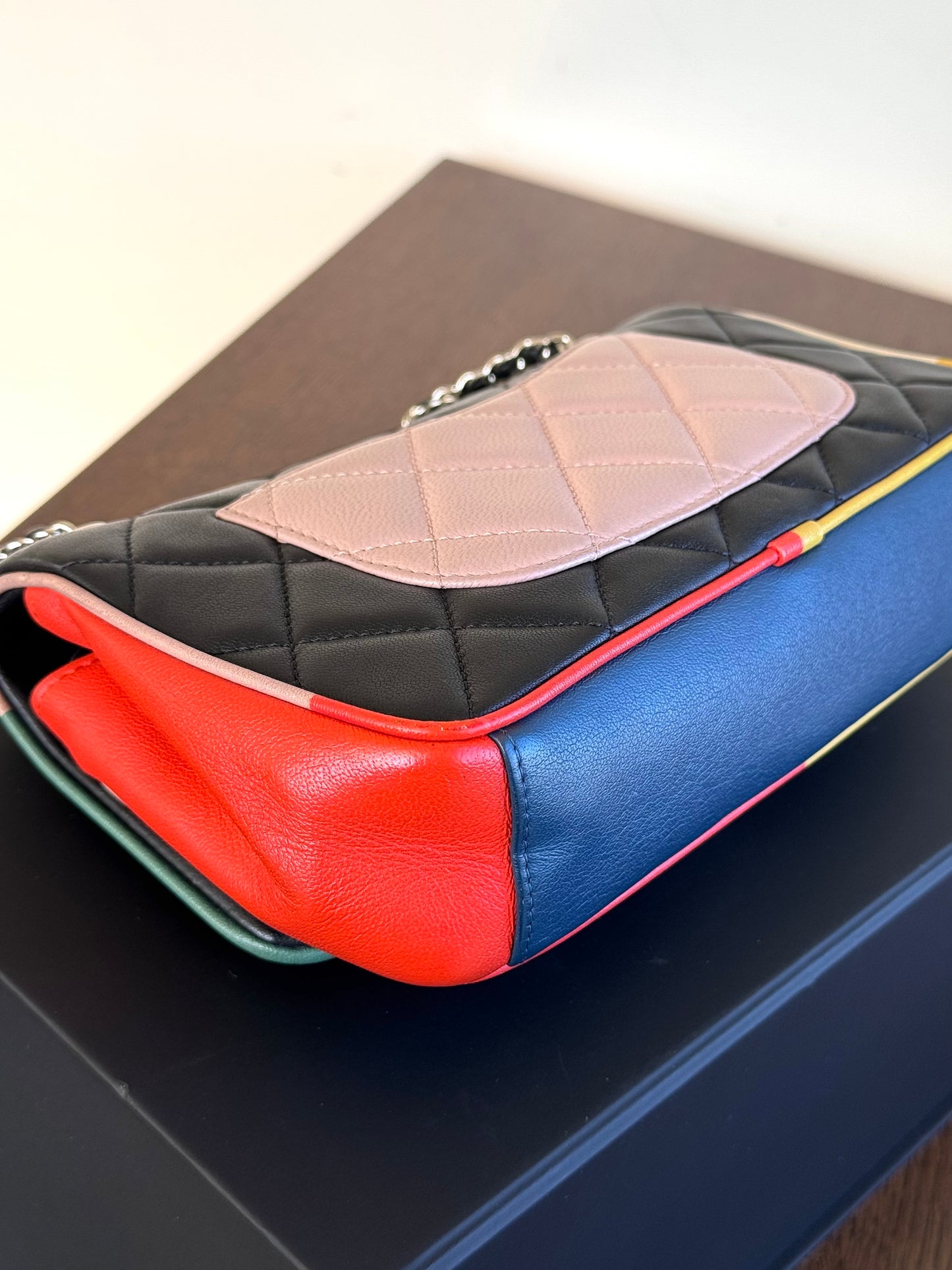 Pre-owned Chanel Timeless Medium Cuba Color Lambskin Flap Bag