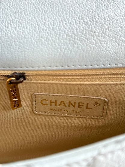 Pre-owned Chanel Trendy Reissue Mademoiselle Blue Leather Flap Bag