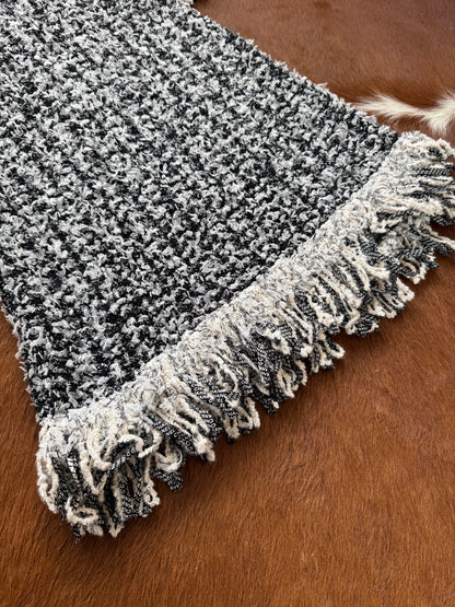 Pre-owned Chanel Black White Cotton Silk Dress