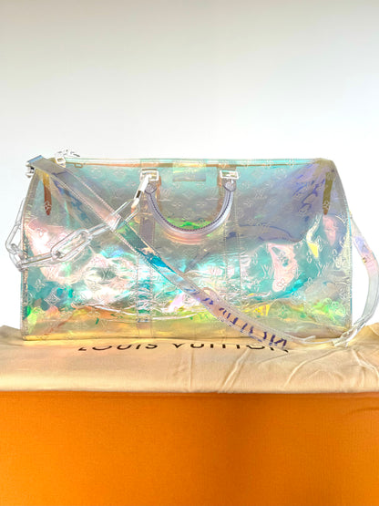 Pre-owned Louis Vuitton Keepall 50 Prism Multicolor Travel Bag