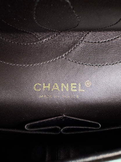 Pre-owned Chanel 2.55 Maxi Rose Gold Calfskin Leather Flap Bag