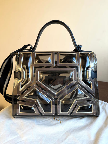 Pre-owned Delvaux Tempête Gladiator Metal Plastic Bag Limited Edition