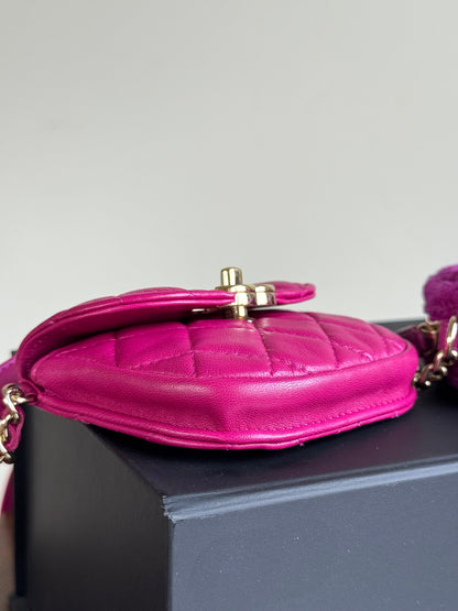 Pre-owned Chanel Multi-Pouching Leather Tweed Belt Waist Bag