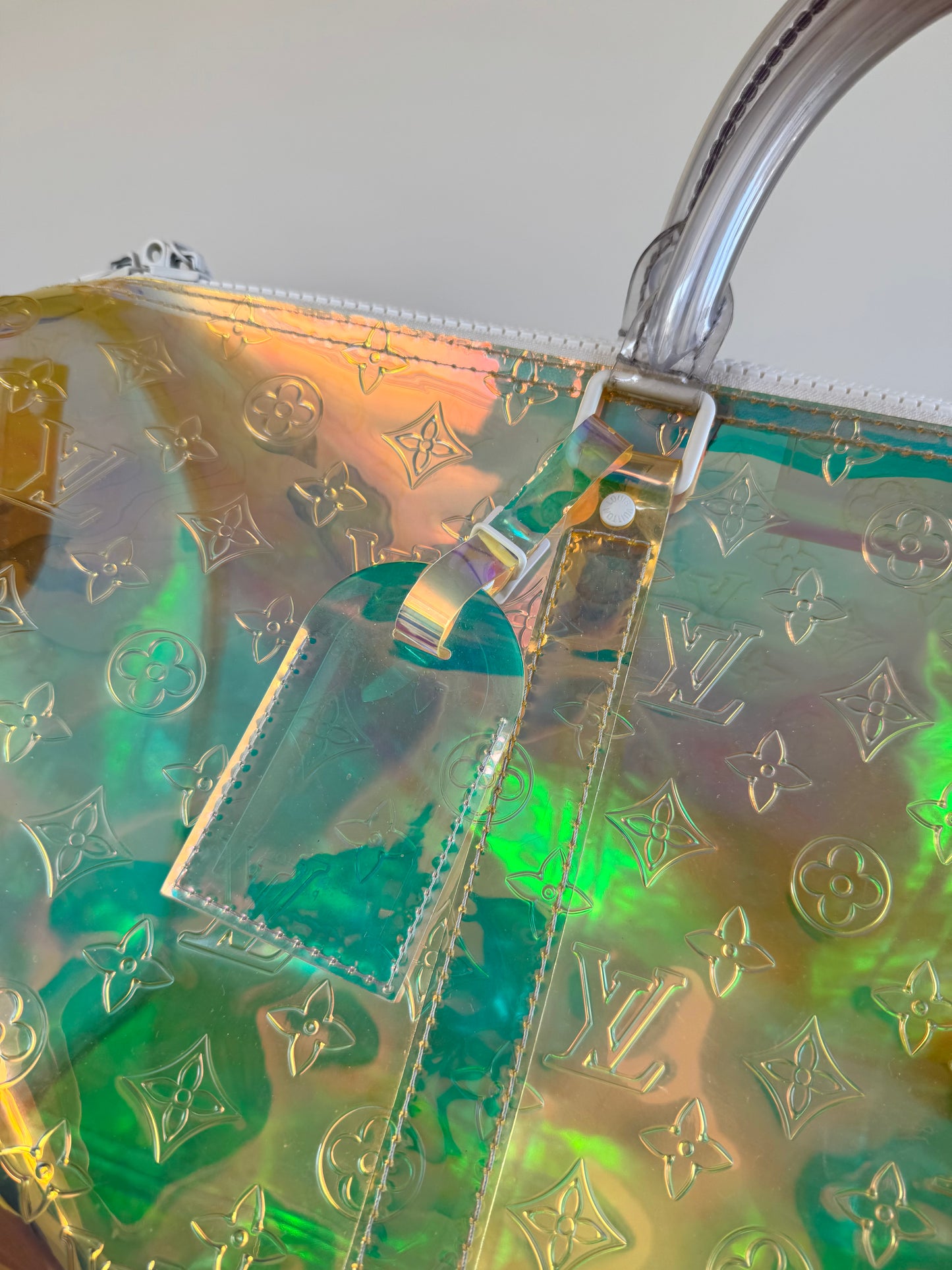 Pre-owned Louis Vuitton Keepall 50 Prism Multicolor Travel Bag