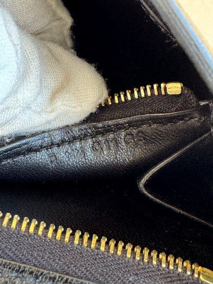 Pre-owned Hermès Cinhetic To Go Black Chèvre Mysore Bag