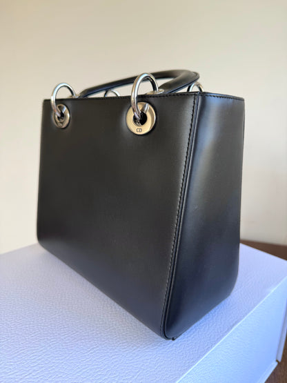 Pre-owned Dior Lady Dior Medium Pockets Multicolor Leather Bag