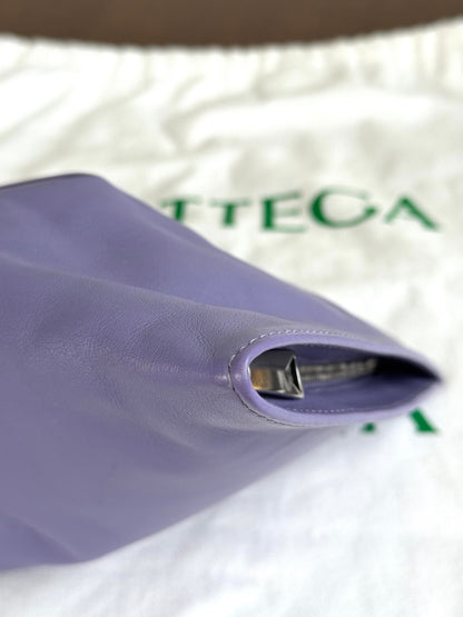Pre-owned Bottega Veneta The Twist Mini Lavender Leather Bag