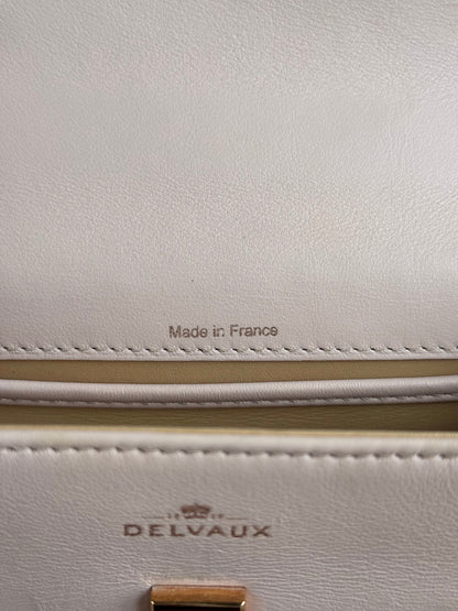 Pre-owned Delvaux Tempête PM Nude Rose Calfskin Bag