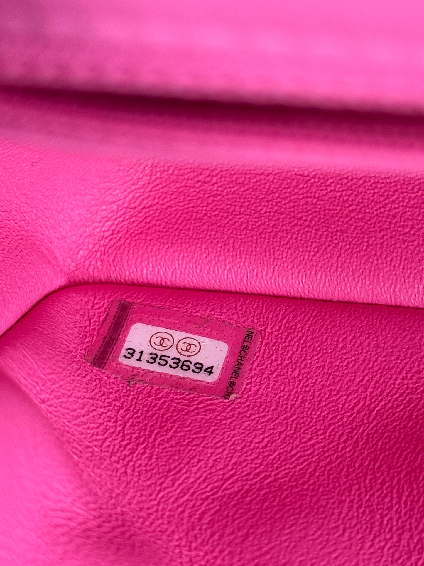 Pre-owned Chanel Timeless Mini Rectangle Pink Leather Bag