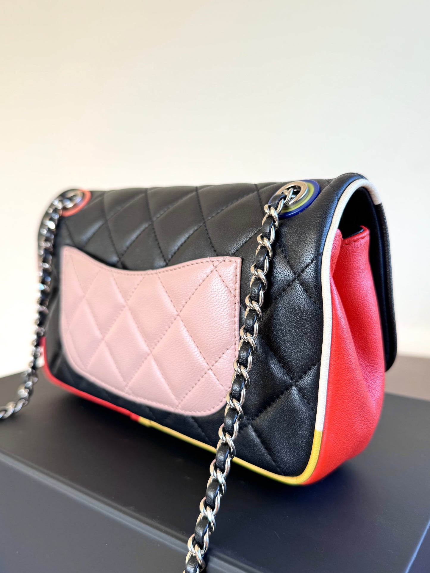 Pre-owned Chanel Timeless Medium Cuba Color Lambskin Flap Bag