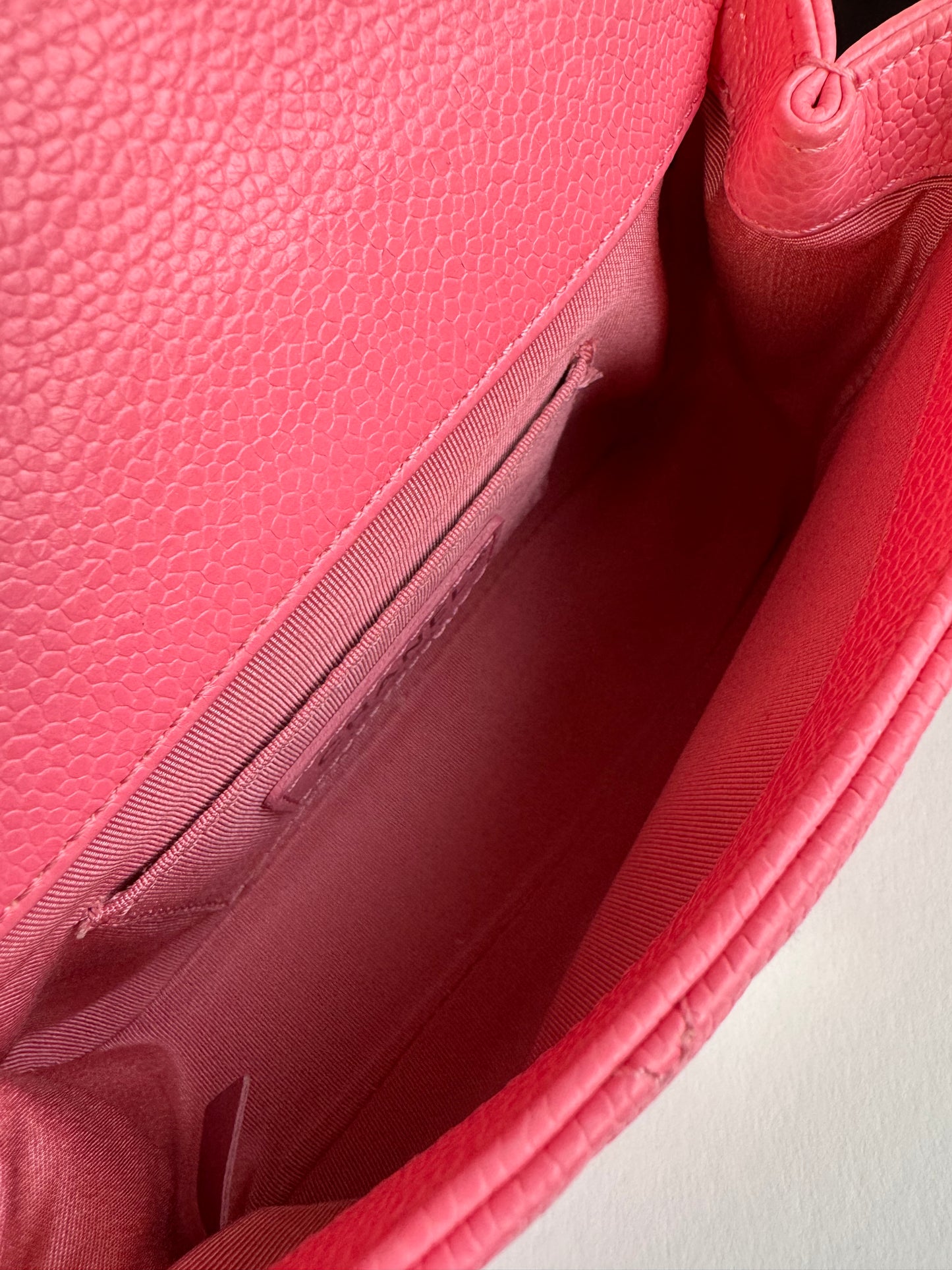 Pre-owned Chanel Timeless Mini Square Incognito Pink Caviar Flap Bag