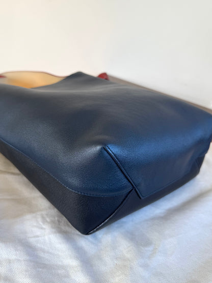 Pre-owned Céline Twisted Cabas Multicolor Leather Tote Bag