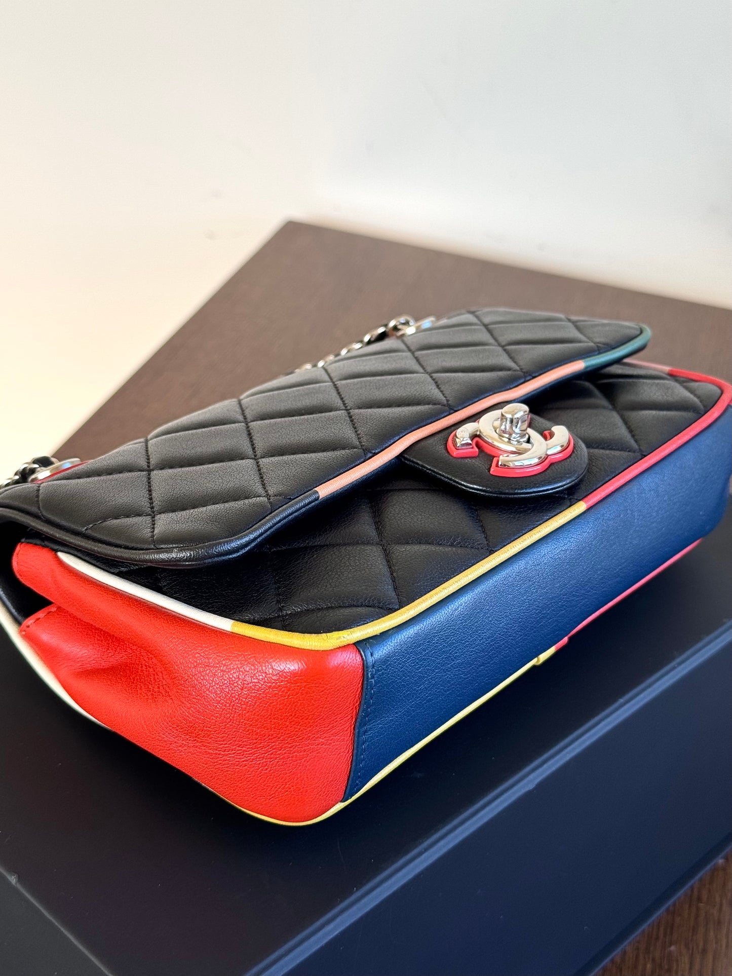 Pre-owned Chanel Timeless Medium Cuba Color Lambskin Flap Bag