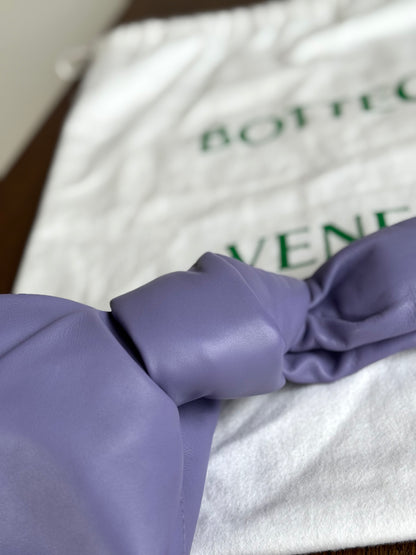 Pre-owned Bottega Veneta The Twist Mini Lavender Leather Bag