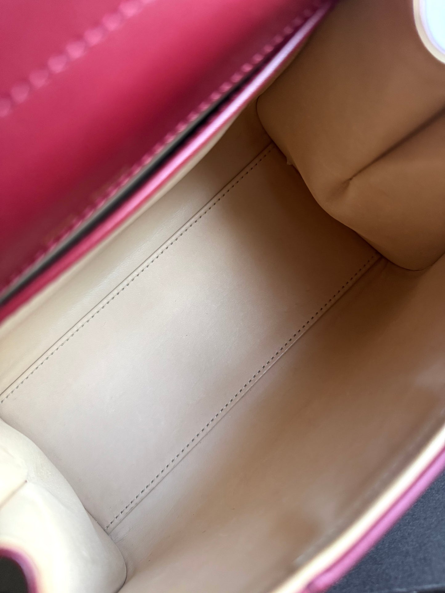 Pre-owned Delvaux Brillant Mini Burgundy Leather Bag