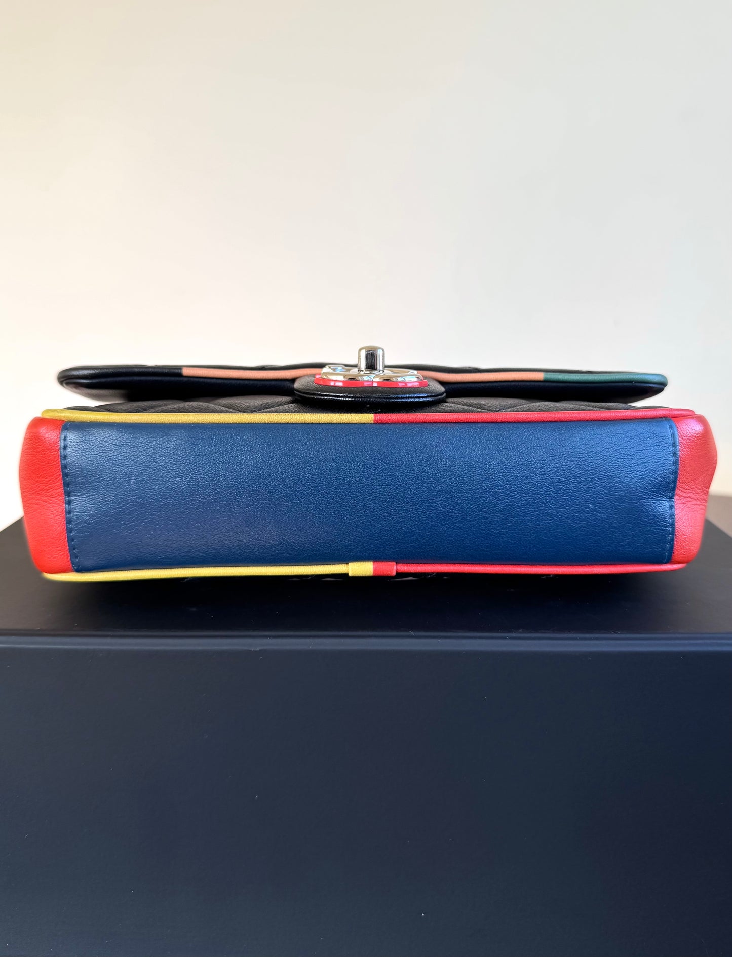 Pre-owned Chanel Timeless Medium Cuba Color Lambskin Flap Bag