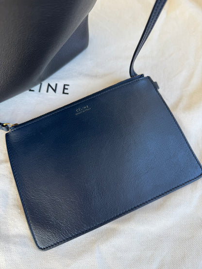 Pre-owned Céline Twisted Cabas Multicolor Leather Tote Bag