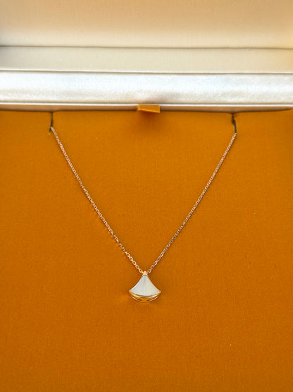 Pre-owned Bvlgari Divas’ Dream Mini Turquoise 18K Pink Gold Nacklace