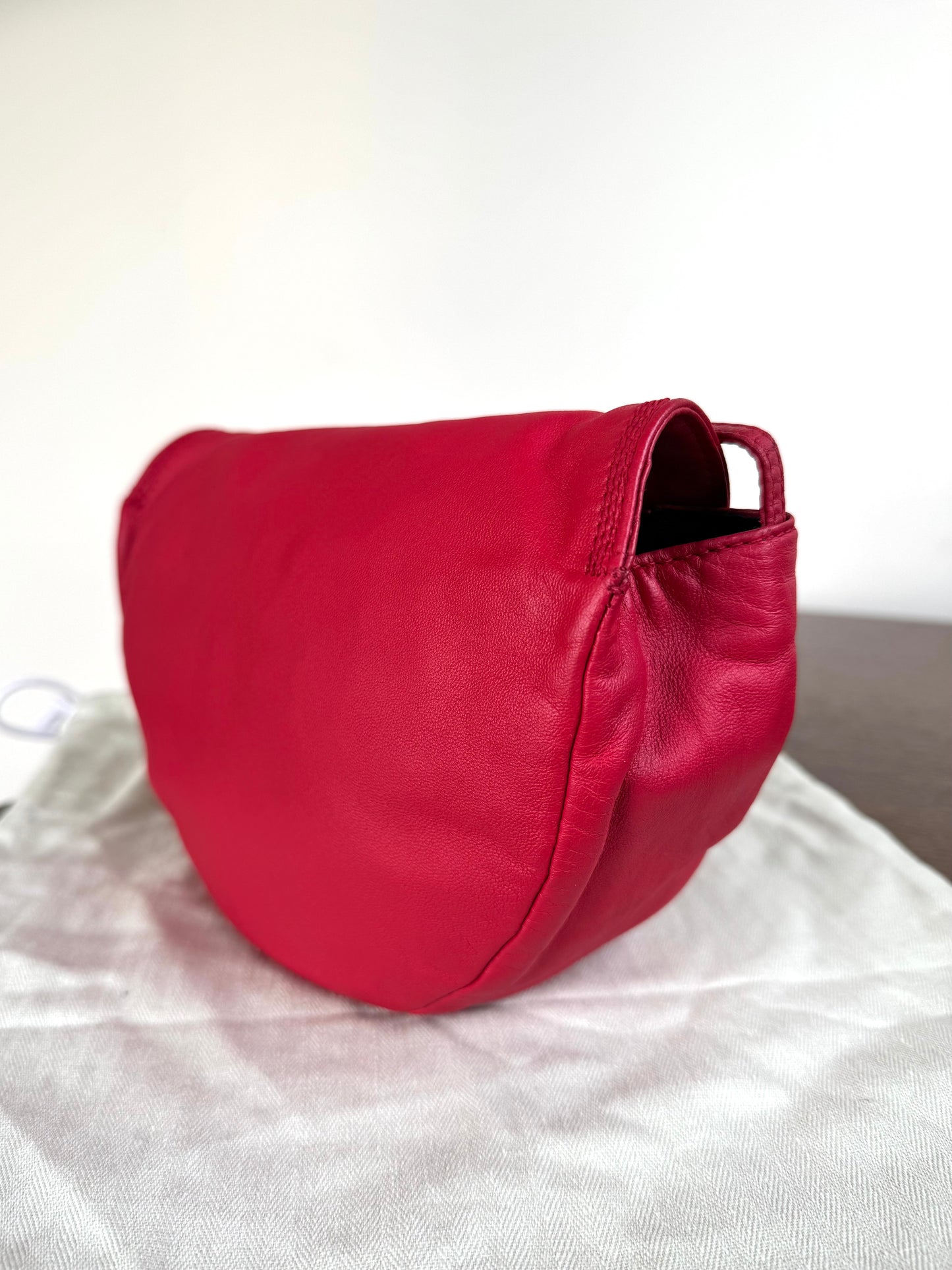 Pre-owned Loewe Red Leather Crossbody Bag