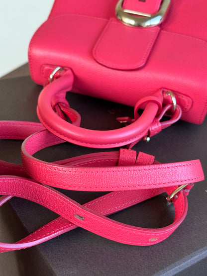 Pre-owned Delvaux Brillant Mini Pink Leather Bag