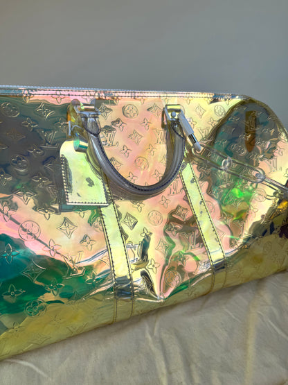 Pre-owned Louis Vuitton Keepall 50 Prism Multicolor Travel Bag