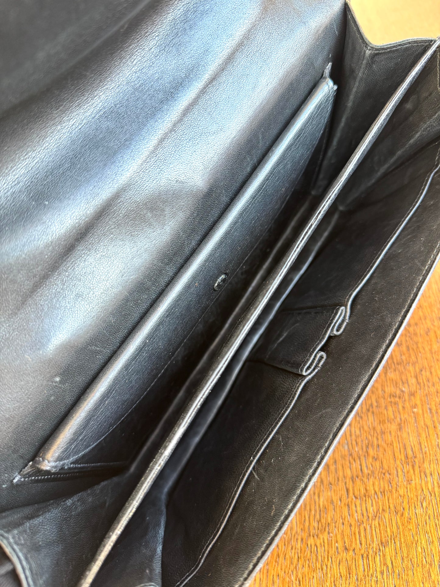 Pre-owned Hermès Vintage Escale Black Crocodile Handle Bag