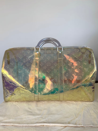 Pre-owned Louis Vuitton Keepall 50 Prism Multicolor Travel Bag