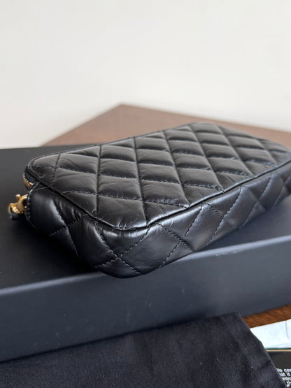 Pre-owned Chanel 2.55 Chain Wallet Lucky Charms Clutch Bag