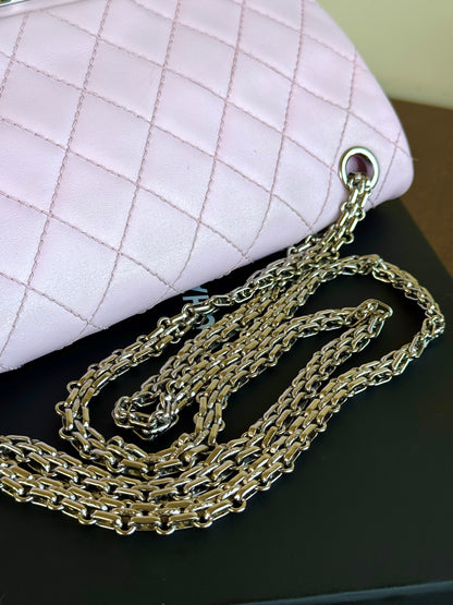 Pre-owned Chanel 2.55 Reissue 226 Large Pink Leather Flap Bag