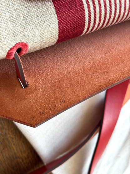 Pre-owned Hermès Herbag Zip 50 Printed Toile Leather Travel Bag