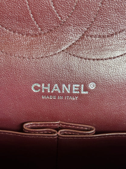 Pre-owned Chanel Timeless Classic Jumbo Black Lambskin Flap Bag