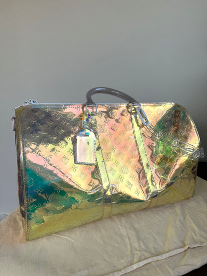 Pre-owned Louis Vuitton Keepall 50 Prism Multicolor Travel Bag