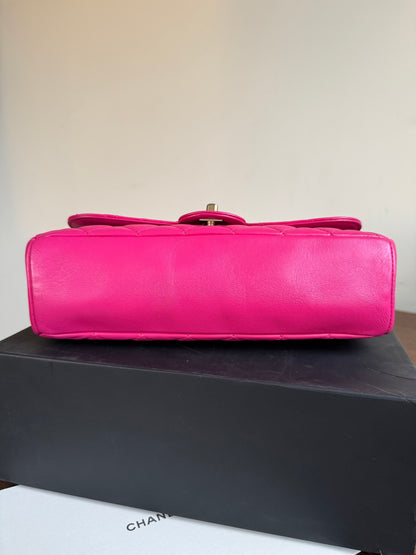 Pre-owned Chanel Paris-Seoul Mademoiselle Chic Medium Pink Leather Bag
