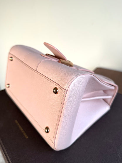 Pre-owned Delvaux Brillant Mini Light Rose Calfskin Bag