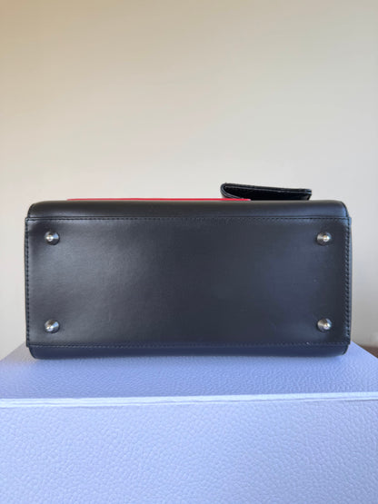 Pre-owned Dior Lady Dior Medium Pockets Multicolor Leather Bag