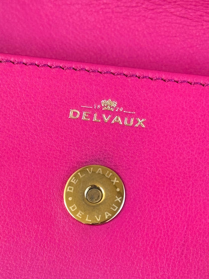 Pre-owned Delvaux Tempête Micro Pink Calfskin Bag