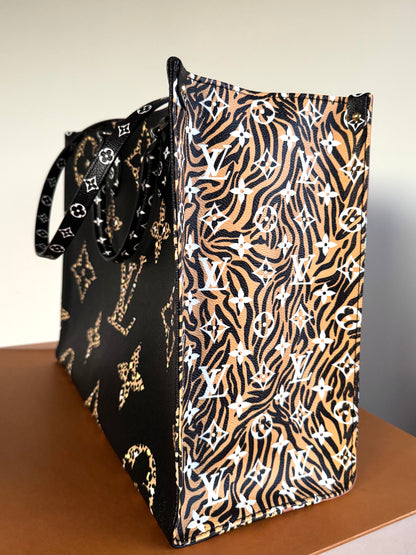 Pre-owned Louis Vuitton OnTheGo GM Jungle Monogram Tote Bag Limited Edition