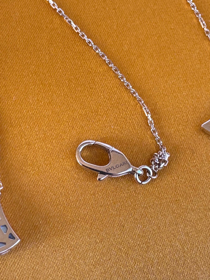 Pre-owned Bvlgari Divas’ Dream Mini Turquoise 18K Pink Gold Nacklace