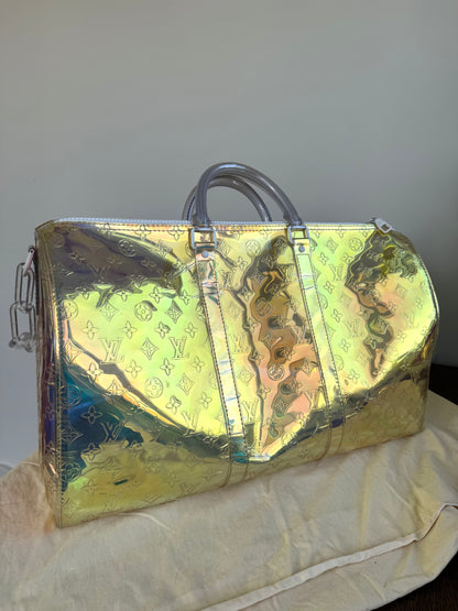 Pre-owned Louis Vuitton Keepall 50 Prism Multicolor Travel Bag