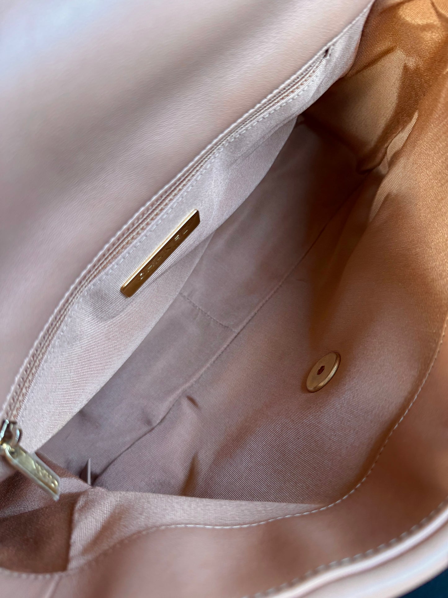 Pre-owned Chanel 19 Large Caramel Lambskin Flap Bag