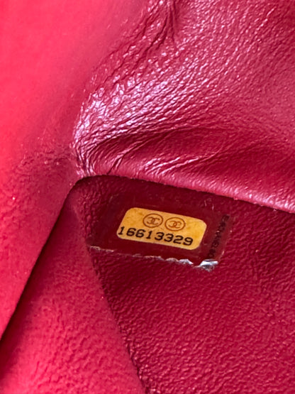 Pre-owned Chanel 2.55 Reissue Small 224 Red Leather Flap Bag